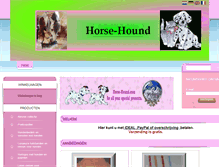 Tablet Screenshot of horse-hound.com
